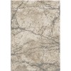 Orian Super Shag Marquina Ivory 94"X130"
