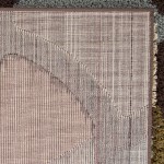 Orian Impressions Shag Circle Bloom Multi Brown 79"X116"