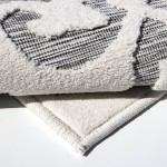 My Texas House by Orian Blur Damask Natural Gray 27"X96"
