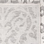 My Texas House by Orian Blur Damask Natural Gray 27"X96"