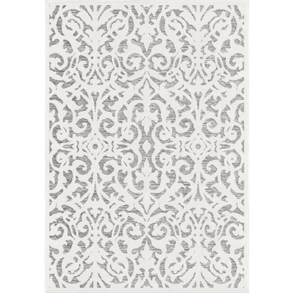 My Texas House by Orian Blur Damask Natural Gray 47"X65"
