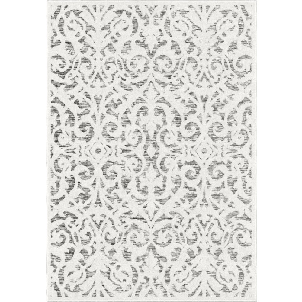 My Texas House by Orian Blur Damask Natural Gray 62"X90"