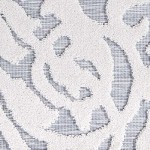 My Texas House by Orian Blur Damask Natural Blue 47"X65"