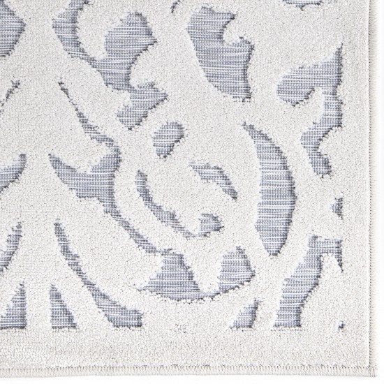 My Texas House by Orian Blur Damask Natural Blue 108"X156"