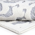 My Texas House by Orian Blur Damask Natural Blue 108"X156"