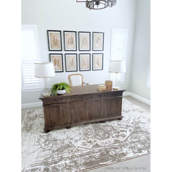 My Texas House by Orian Faded Heirloom Natural 108"X156"