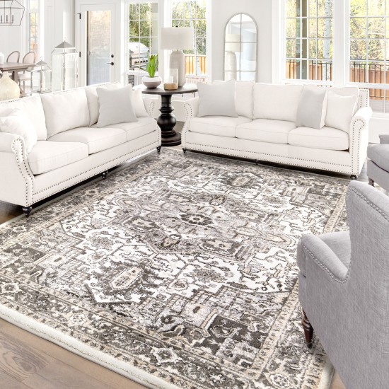 My Texas House by Orian Heriz Medallion Natural 108"X156"
