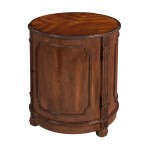 Butler Specialty Company, Thurmond Drum 20"W Drum Side Table, Brown