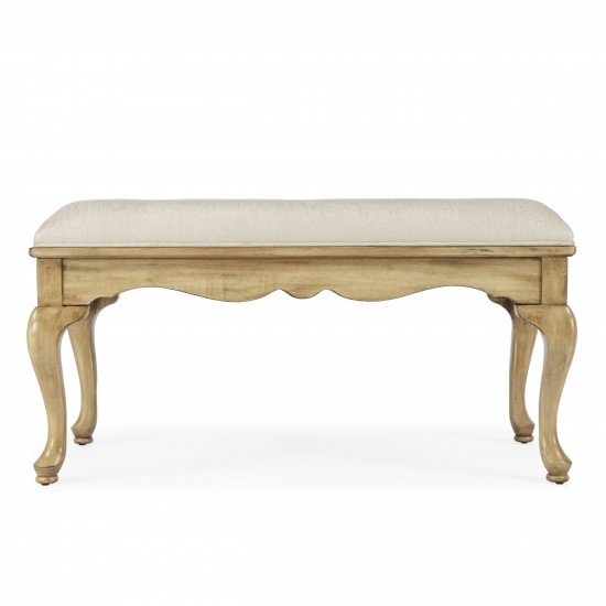 Butler Specialty Company, Grace Wooden 38"W Bench, Beige