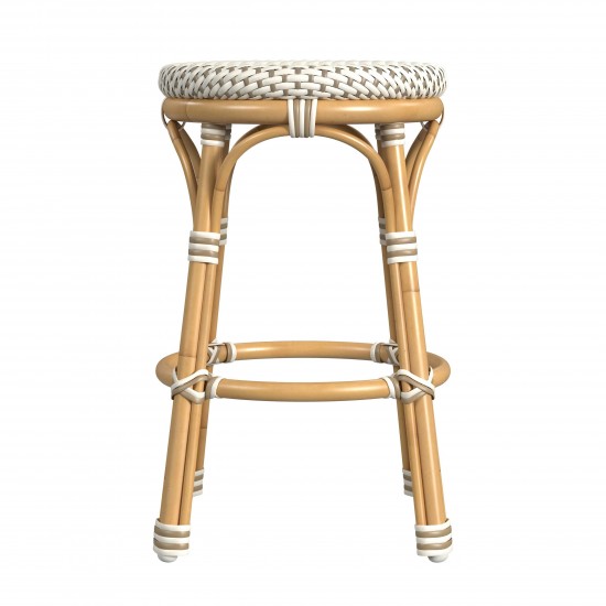 Butler Specialty Company, Tobias Outdoor Rattan and Metal Counter Stool