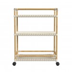 Butler Specialty Company, Tobias Outdoor and 3- Tier Rattan Bar Cart