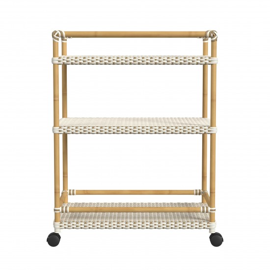 Butler Specialty Company, Tobias Outdoor and 3- Tier Rattan Bar Cart
