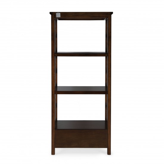 Butler Specialty Company, Lorena 30"W 3- Tier Etagere with Storage Drawer, Brown