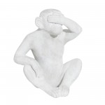 S/3 Resin 10" Monkey See No/say No/hear No Figurin