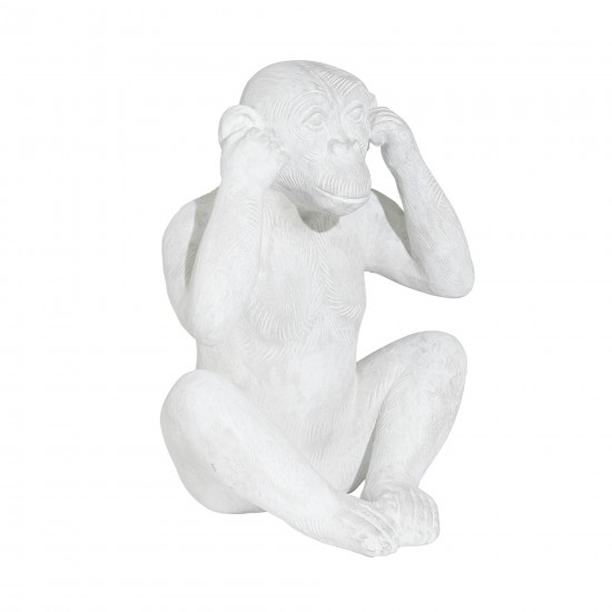 S/3 Resin 10" Monkey See No/say No/hear No Figurin