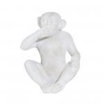 S/3 Resin 10" Monkey See No/say No/hear No Figurin