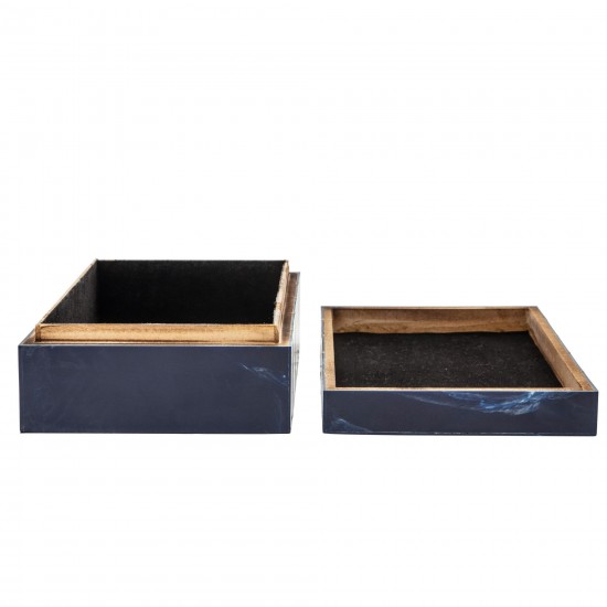 9x6 Rectangular Box, Blue