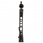 23" Metal Family On Ladder, Black