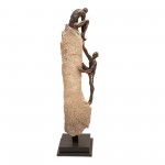 23" Rock Climber Decor, Bronze