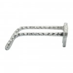 Metal Heart Shaped Glasses, Silver