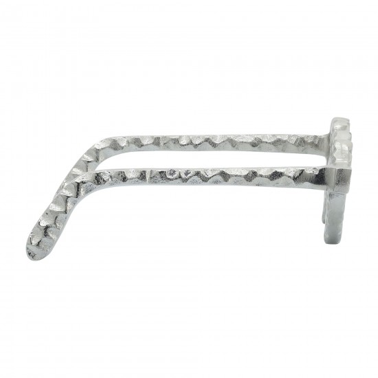 Metal Heart Shaped Glasses, Silver