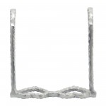 Metal Heart Shaped Glasses, Silver
