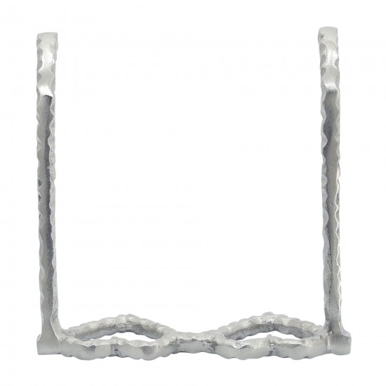 Metal Heart Shaped Glasses, Silver