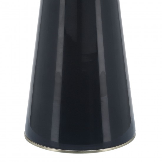 Marble Top, 18"h Nebular Side Table, Blue