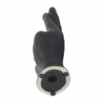 8"h, Crossing Fingers, Black