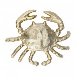 Metal,9", Crab Deco,champagne