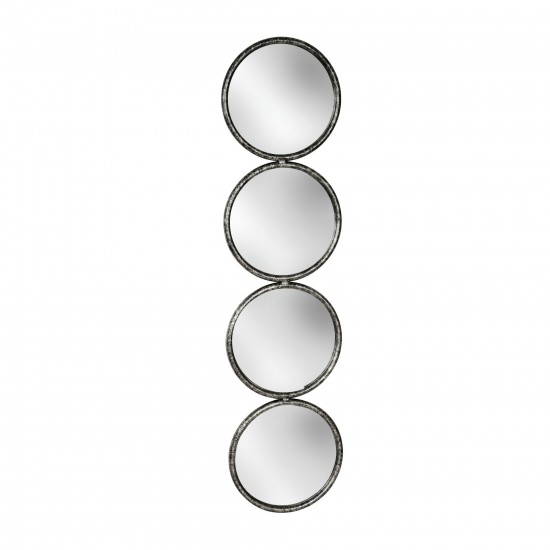 48" 4-mirrored Circles, Black Wb