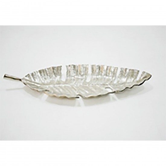 Metal, 22" Leaf Tray, Gold