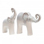 Ceramic 6x11" Elephant, Cream