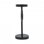 Metal, 10"h Ring Candle Holder, Black