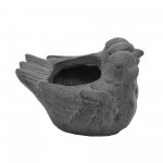 Resin, 13" Lovebirds Planter, Gray