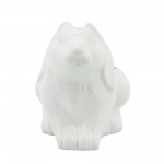 7" Rabbit Planter, White