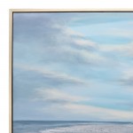 52x52 Handpainted Oil Canvas Ocean, Multi