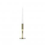 Metal, 8"h Taper Candle Holder, Gold