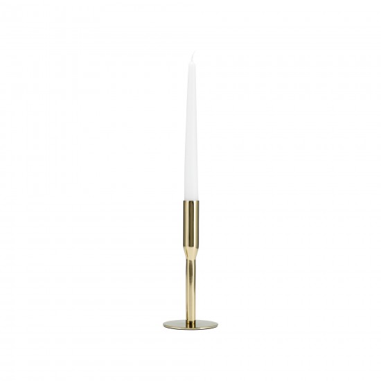 Metal, 8"h Taper Candle Holder, Gold