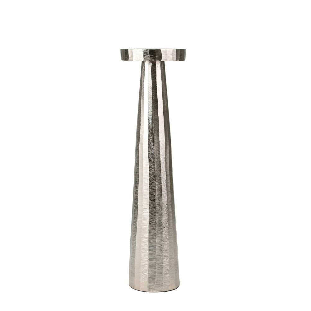 Aluminum 20" Pillar Holder, Silver