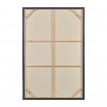 40x60 Sky Hand Painted Canvas, Gray/gold