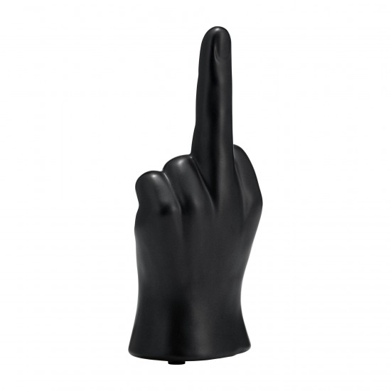 8" Dirty Finger Sign, Matte Black