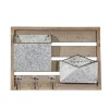 Ec, Wood/metal Wall Mail Organizer