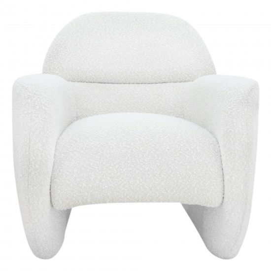 Club Accent Arm Chair, Ivory