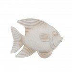 Resin 10" Fish Figurine, Whitewash