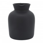 Cer, 7" Pitcher Vase, Black