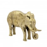 Metal 11" Elephant, Gold