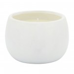 5" Citronella Face Candle, White 10oz