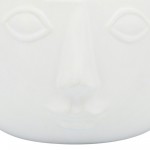 5" Citronella Face Candle, White 10oz