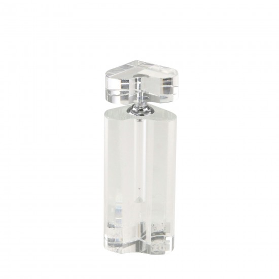 Crystal Heart Perfume Bottle 5.75"